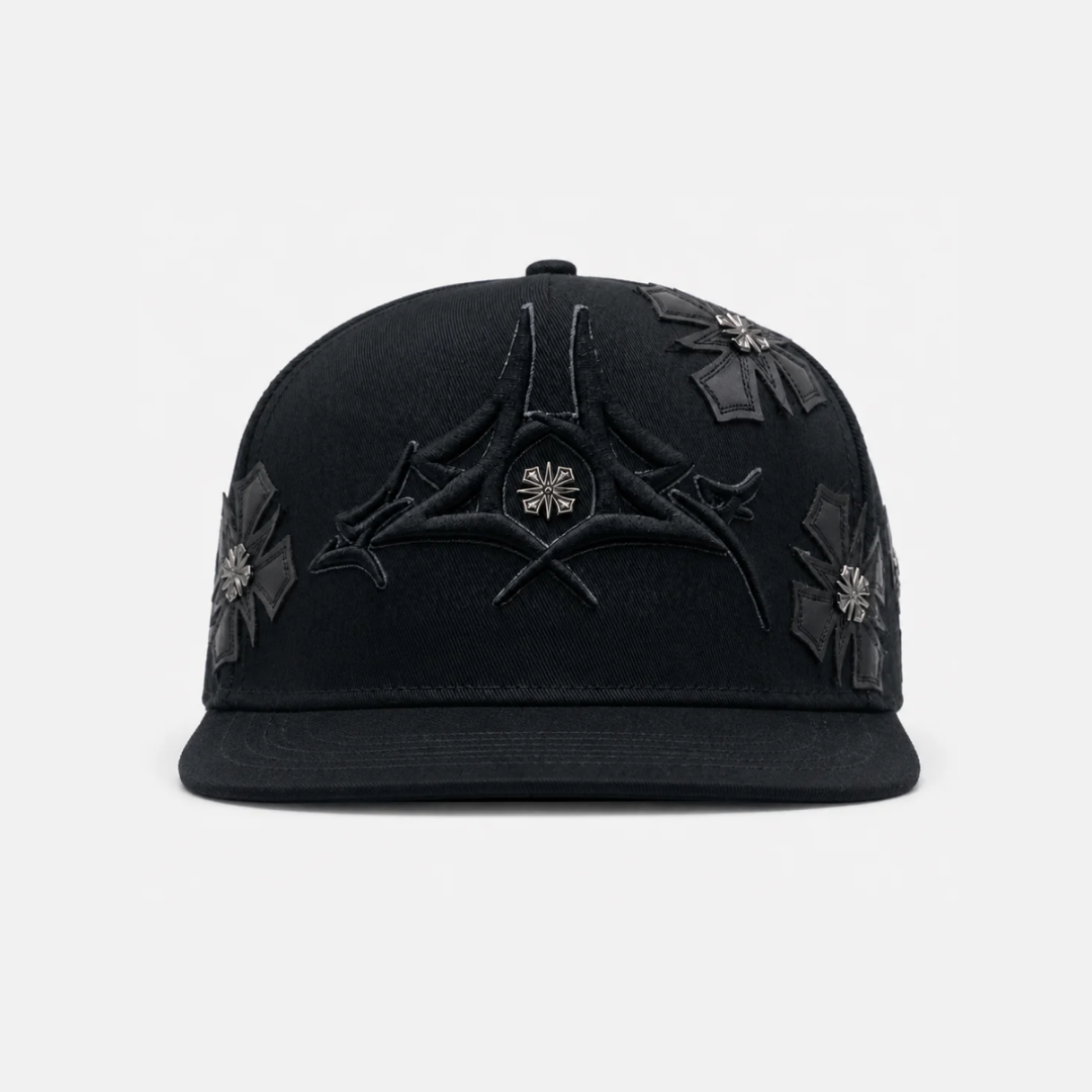 BZ31 LEATHER FLAT BRIM