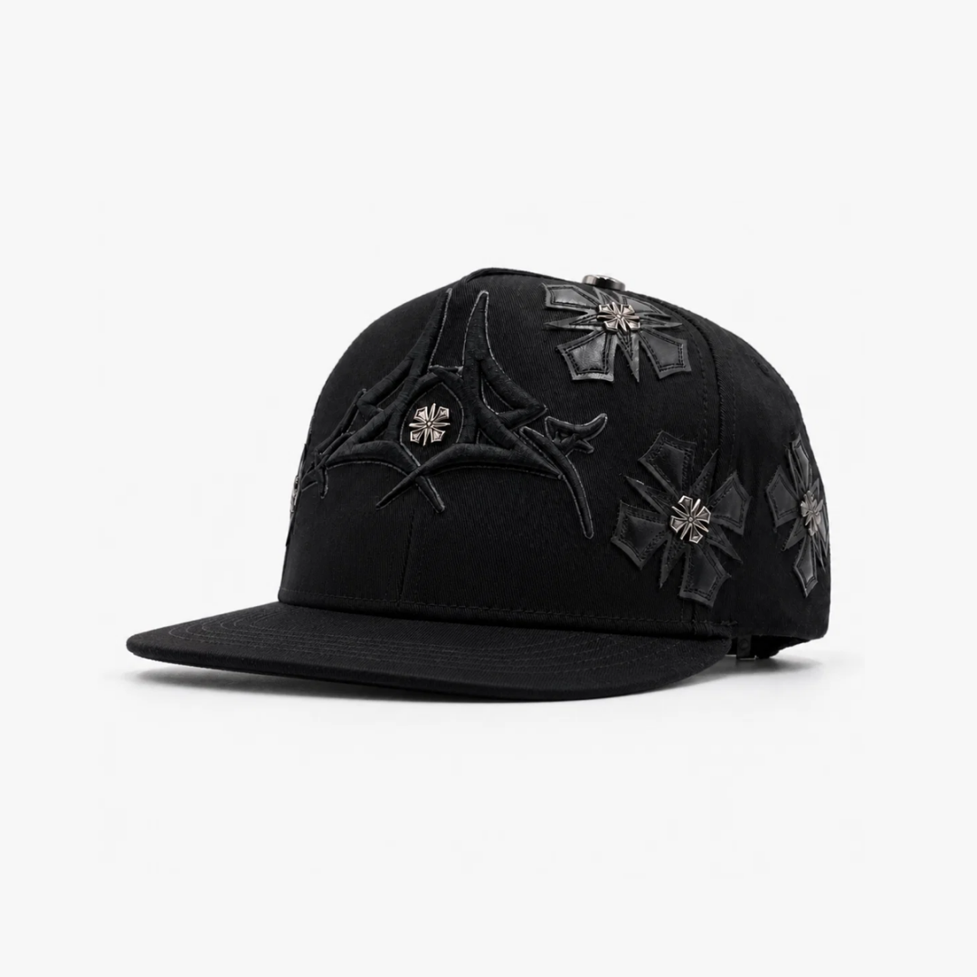 BZ31 LEATHER FLAT BRIM