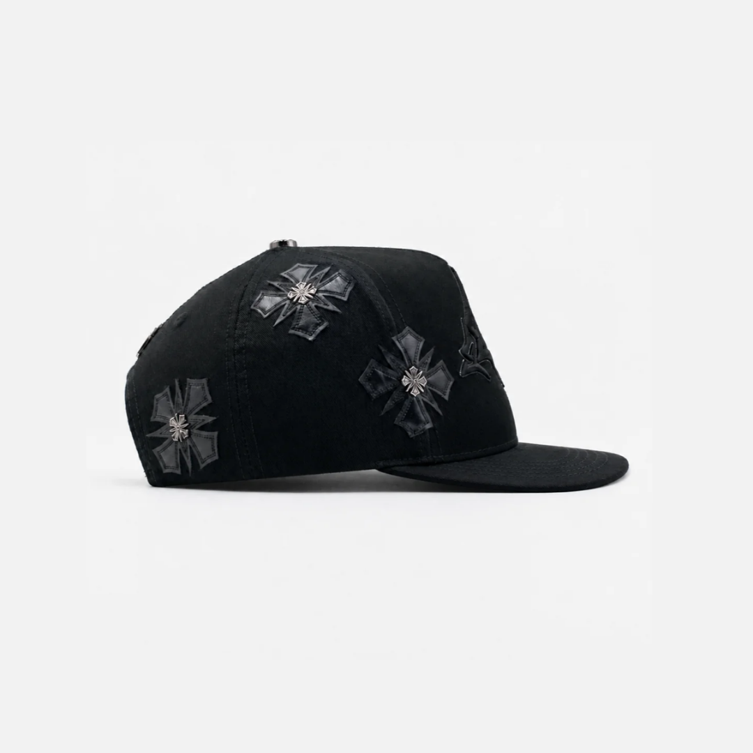 BZ31 LEATHER FLAT BRIM